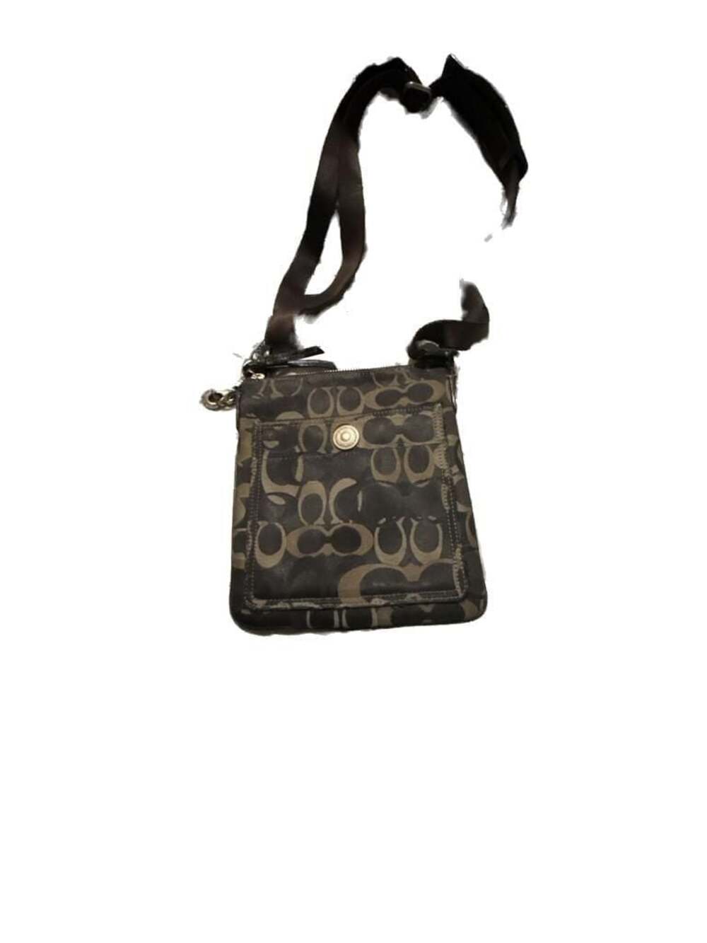 Coach Signature Canvas and Leather Crossbody Bag